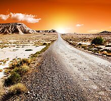 desert landscape by carloscastilla