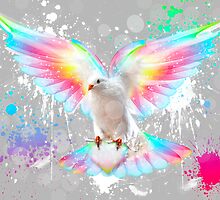 Beauty Is A Light In The Heart - (Neon Wings Series IV) by soaringanchor