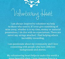 Affirmation - Volunteering Heart by CarlyMarie