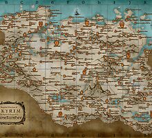 The Elder Scrolls V: Skyrim - Complete Map by FanmadeStore