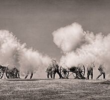 Firing of the Canons - Civil War Reenactment by CarolM