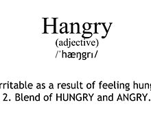 Hangry Definition by nverma
