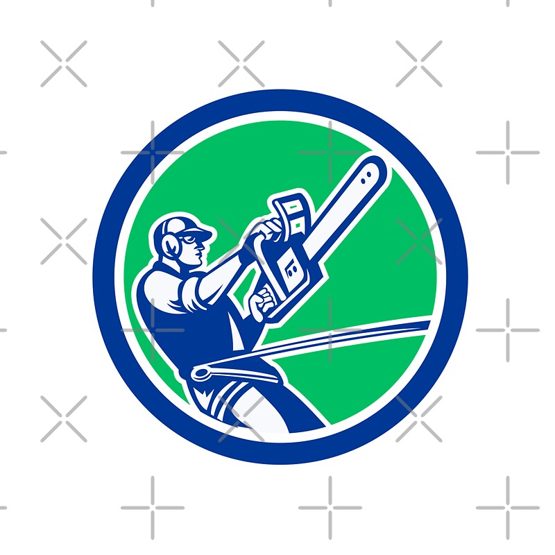 Tree Trimming Stickers Redbubble