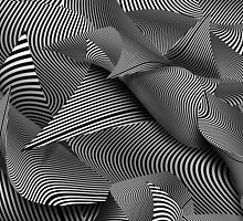 Abstract - Lines - Path to destruction by Mike Savad
