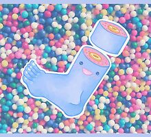 Kawaii Candy Foot by the-holy-foot