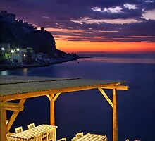 Have a seat at Limeni - Mani, Greece by Hercules Milas