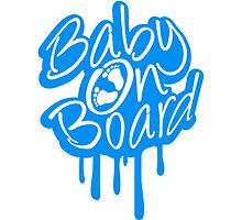 Baby On Board Boy Design by Style-O-Mat
