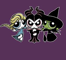 Powerpuff Witches by Jen Pauker