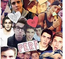 Youtubers Collage Phone Case by sonicsandwands