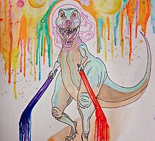 Space-rex got Lightsabers B*itches by KaliDinosaur