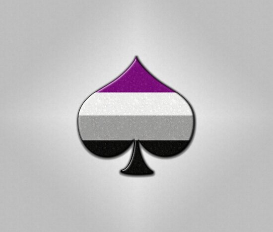 Asexual Pride Ace Symbol By Liveloudgraphic Redbubble 