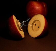 Electric apples by JBlaminsky