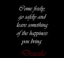 Leave Something Of The Happiness You Bring by Amantine