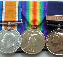 Granddad's WW1 Medals by Woodie