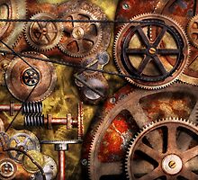 Steampunk - Gears - Inner Workings by Mike Savad
