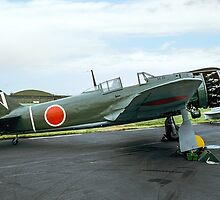 Kawasaki Ki 100-1b white 24 by Colin Smedley