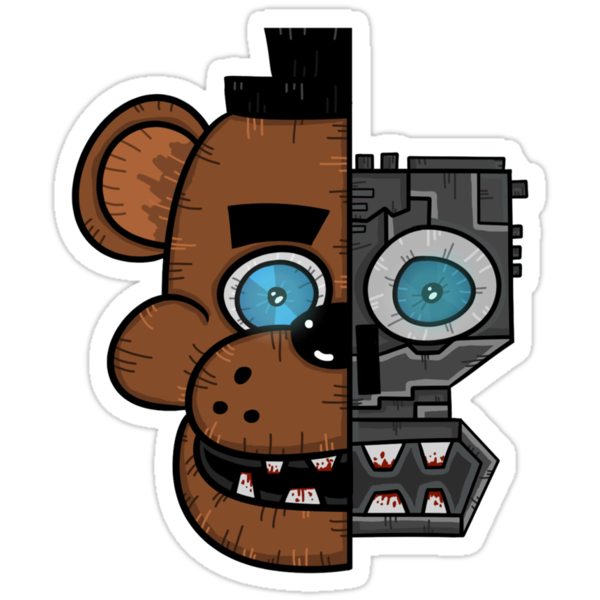 Freddy Five Nights At Freddys Stickers By Colin Doyle Redbubble