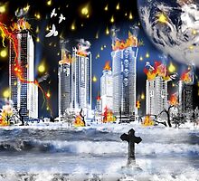 City Of The Dead...when worlds collide by WildestArt