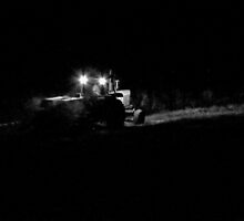Farmer's Hours...Bailing Hay At Midnight by trueblvr