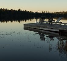 Empty - Reflecting on Sunset Serenity by Georgia Mizuleva