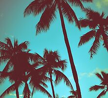 Vintage Tropical Palms by mrdoomits