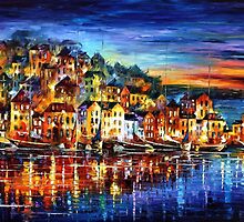 Quiet Town — Buy Now Link - http://goo.gl/BdG4Rj by Leonid Afremov