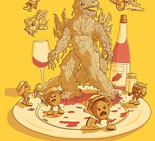 Spaghetti vs Meatballs by reyanimator