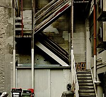 Alley staircase by Peter Hammer