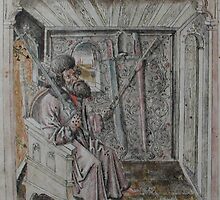Portrait of Johannes Liechtenauer by Tracy Mellow