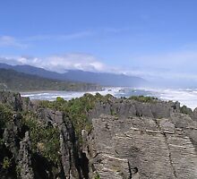Pancake Rocks, New Zealand by Tanyamcaleer
