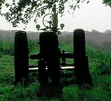 OUTLINE OF A TRACTOR by DarrellMoseley
