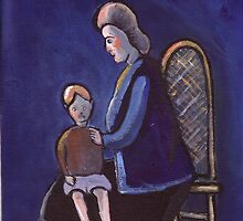 The babysitter (from my original acrylic painting) by sword