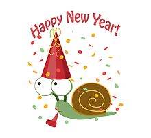 Happy New Year Snail by Eggtooth