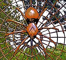 Comic Abstract Spider by steelwidow