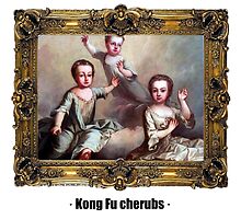 Kong Fu cherubs by ayay