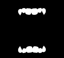 HALLOWEEN costume wide open mouth with teeth scary! by jazzydevil