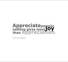Appreciate People by jegustavsen