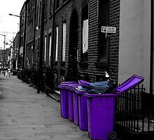 Purple bins by Elouisa Georgiou