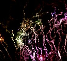 Fire ribbons by Jennifer Douglas