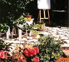 Sarah's Garden Studio in Jerusalem by Sarah Levinson
