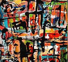 Abstract Expressions Of A Happier Time #3 by Laurie Vaughn
