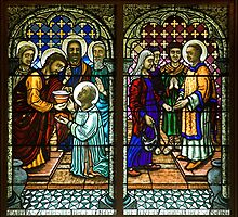 St Stephen Receiving His Orders by Jeffrey Hamilton
