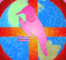 Earth Medicine-Woodpecker (Long Days Time) by Jan Landers