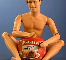 Ken with meat and gravy pie by AndyH