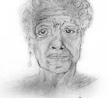 Maya Angelou tribute by CiipherZer0