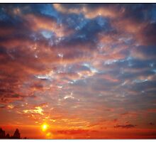 sunset by mohammed