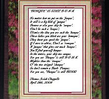 'Bunque' is still B-U-N-K by Thomas Josiah Chappelle