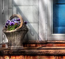 Basket of flowers by Mike Savad