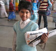 Selling newspapers by rochelle