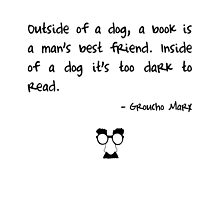 Groucho on books by Fiona Doyle
